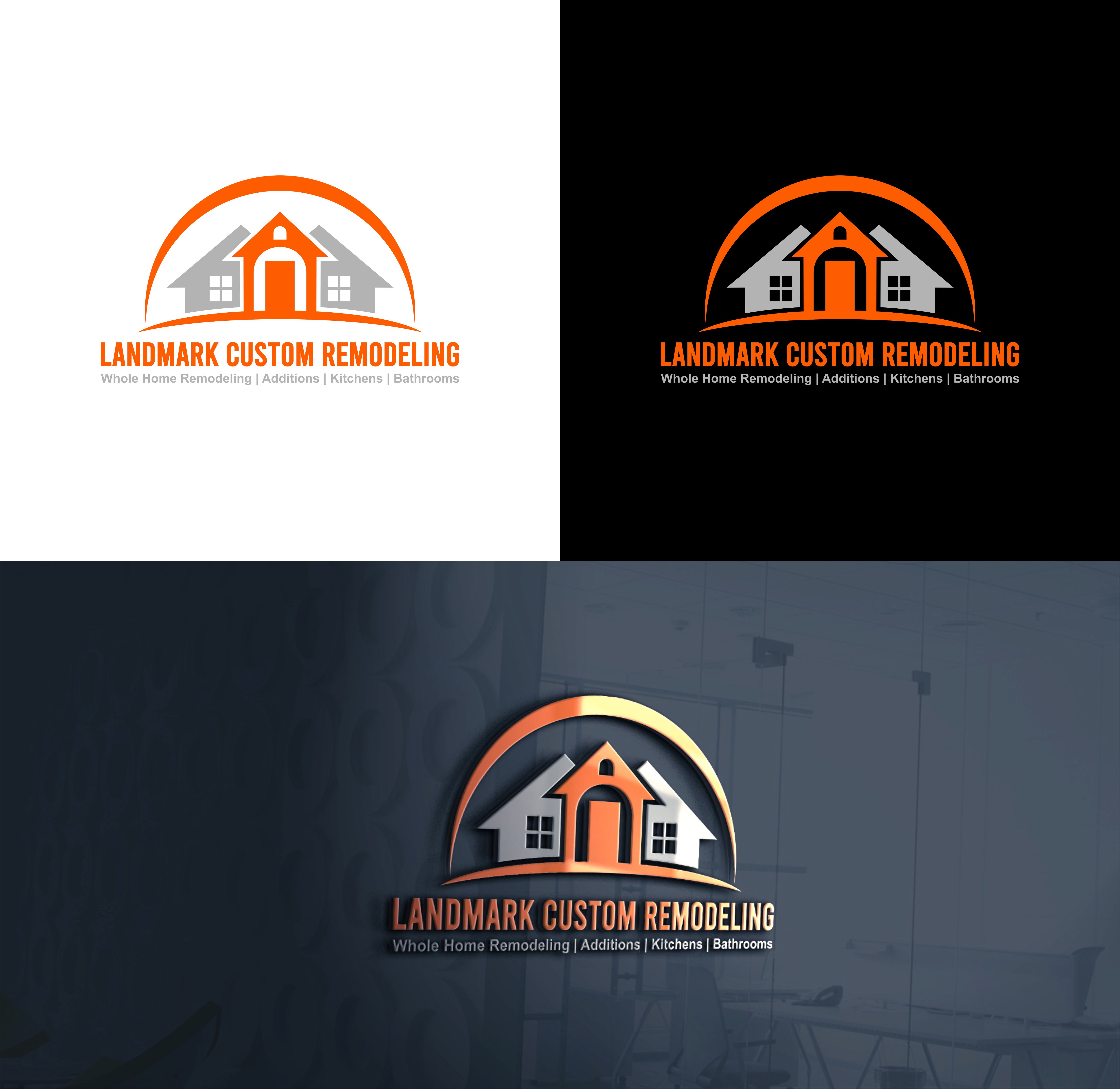 Logo-Design von Adi firadika für Landmark Custom Remodeling | Design #28404334