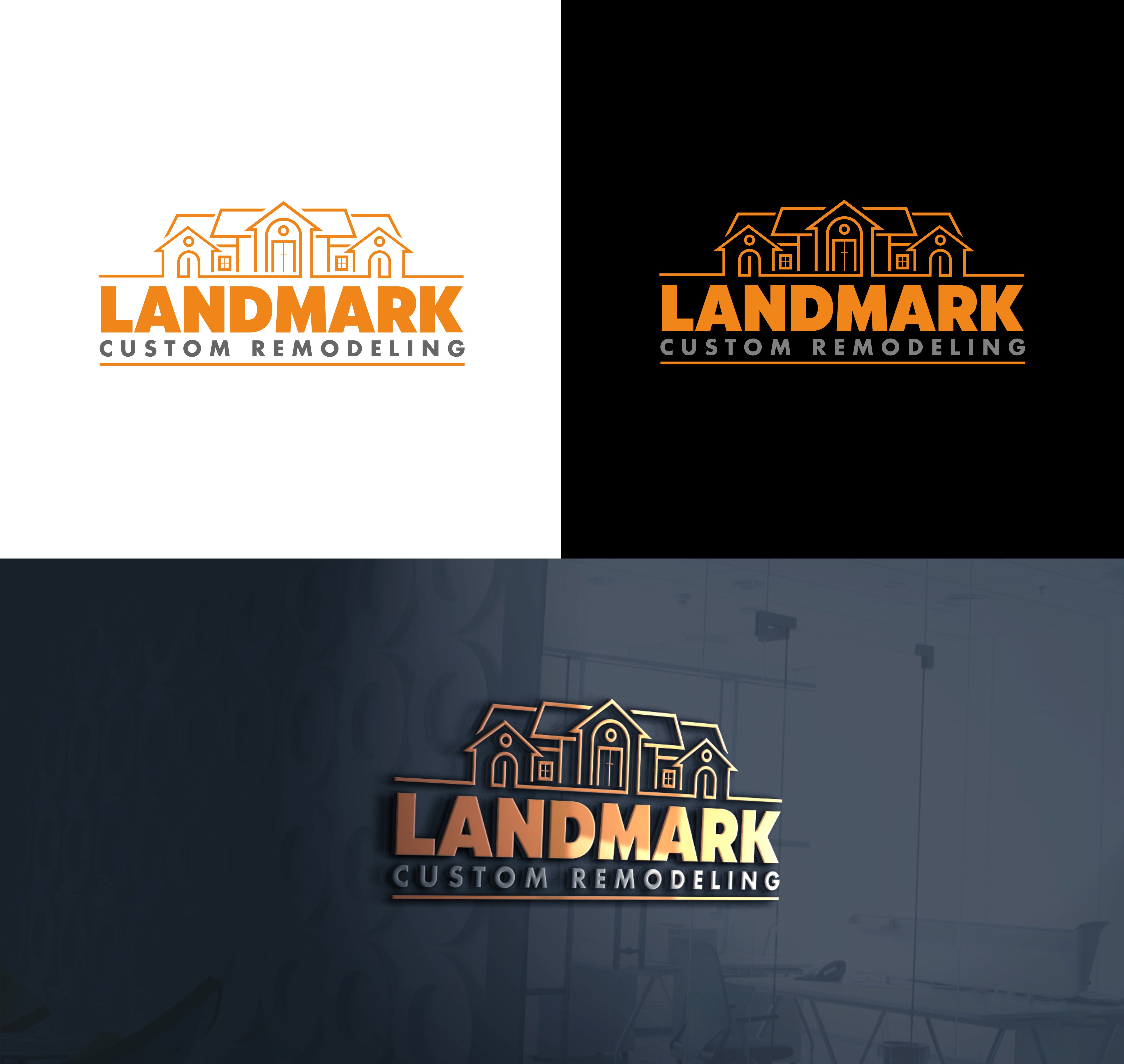 Logo Design by Adi firadika for Landmark Custom Remodeling | Design #28407393