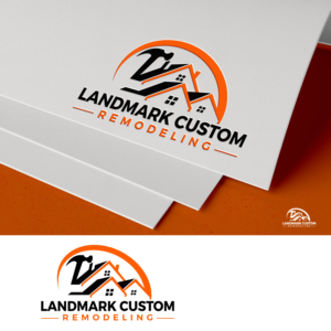 Logo Design by UMBRA Designs for Landmark Custom Remodeling | Design: #28394540