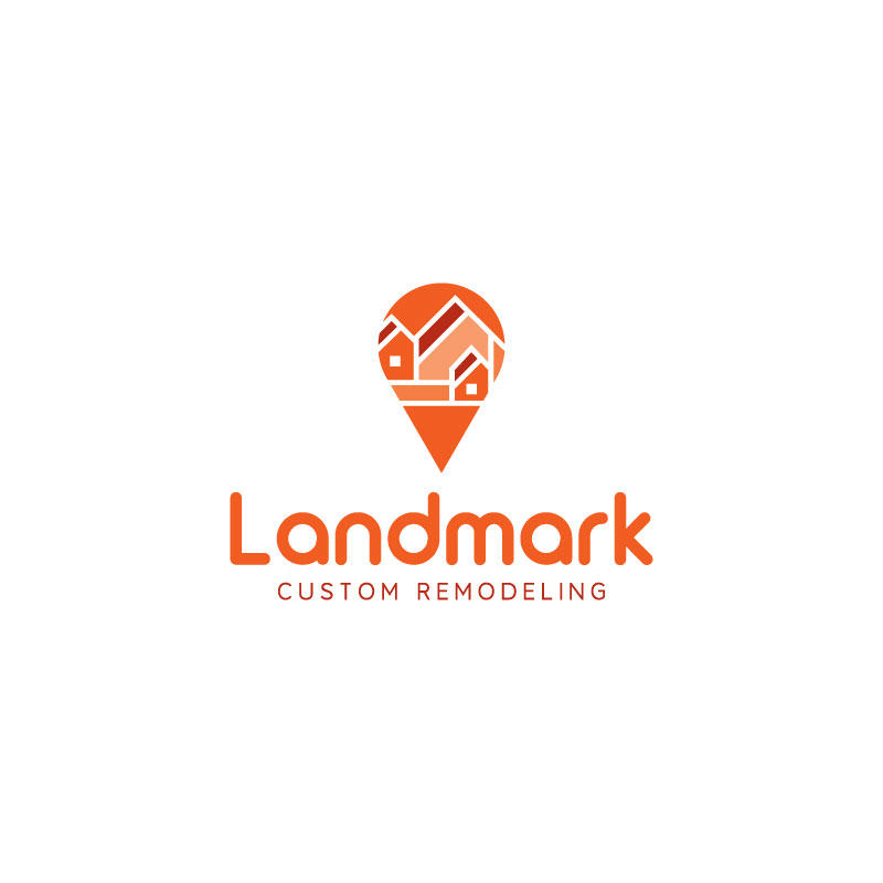 Logo Design by Ansh Design for Landmark Custom Remodeling | Design #28393577