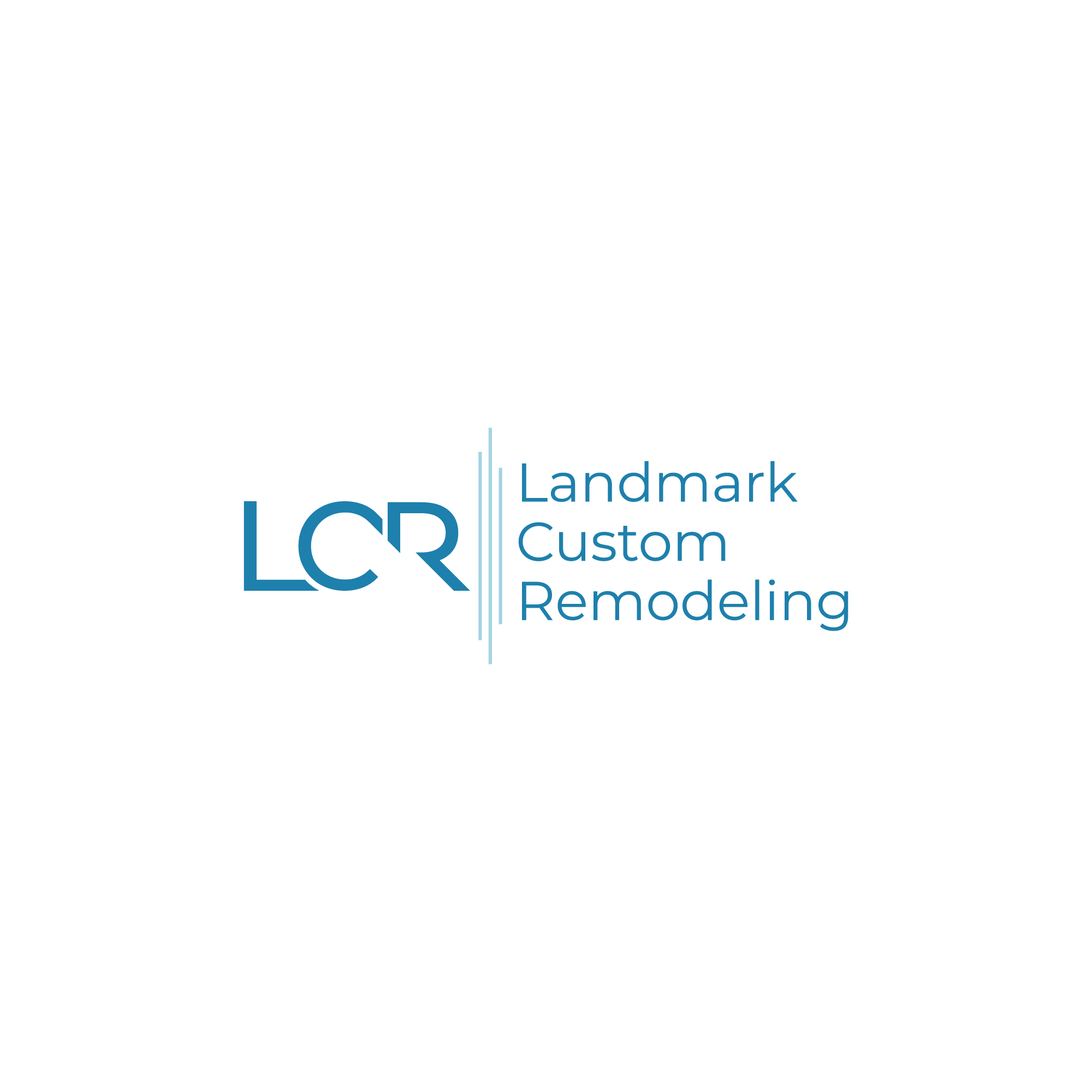 Logo-Design von li_rudi für Landmark Custom Remodeling | Design #28391661