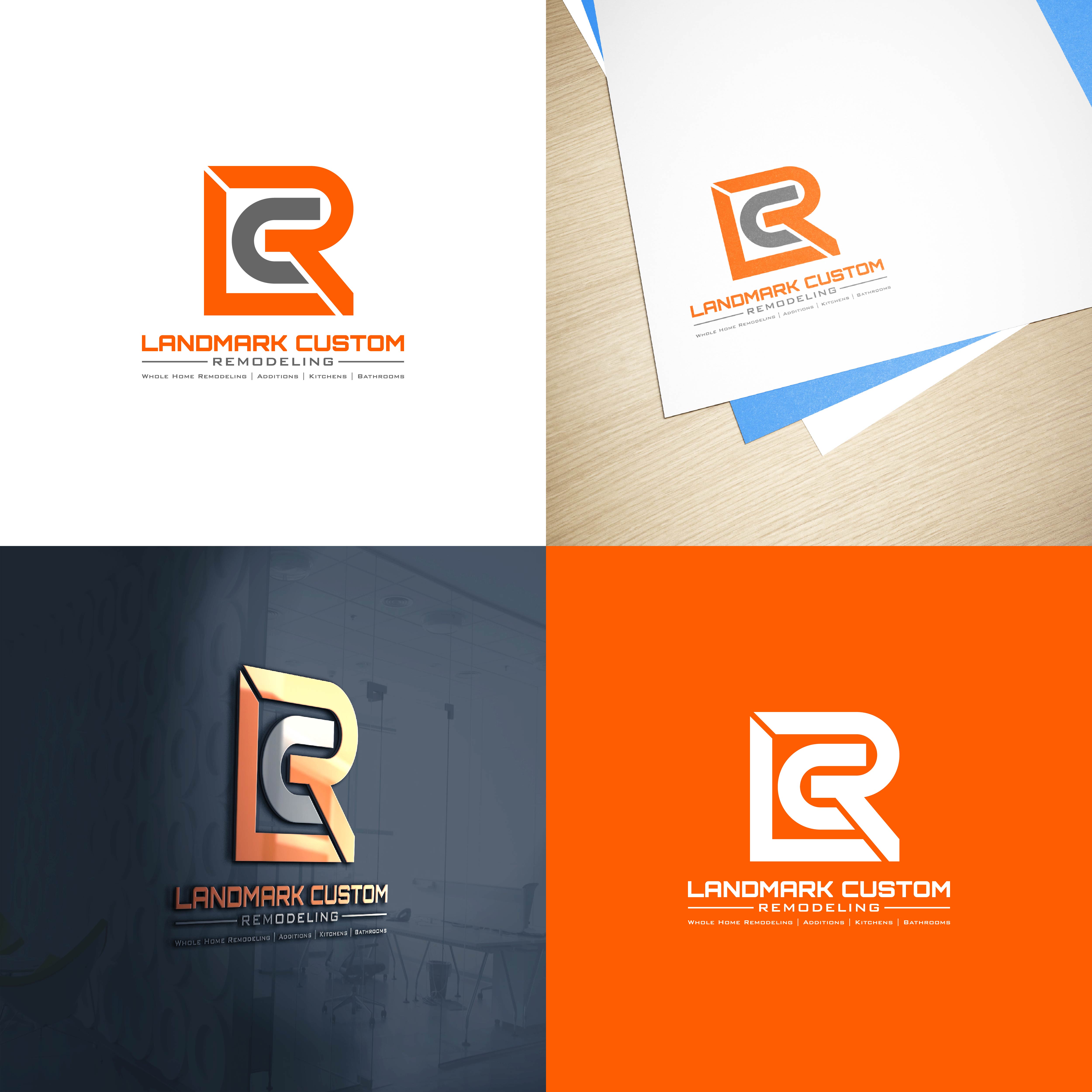 Logo Design by BufiTa for Landmark Custom Remodeling | Design #28402250
