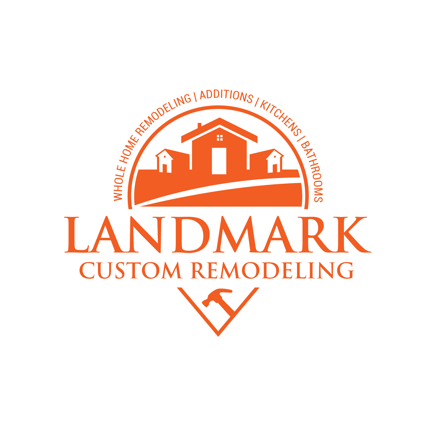 Logo Design by geni for Landmark Custom Remodeling | Design #28391774