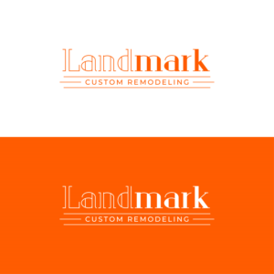 Logo Design by designprotox for Landmark Custom Remodeling | Design: #28406240