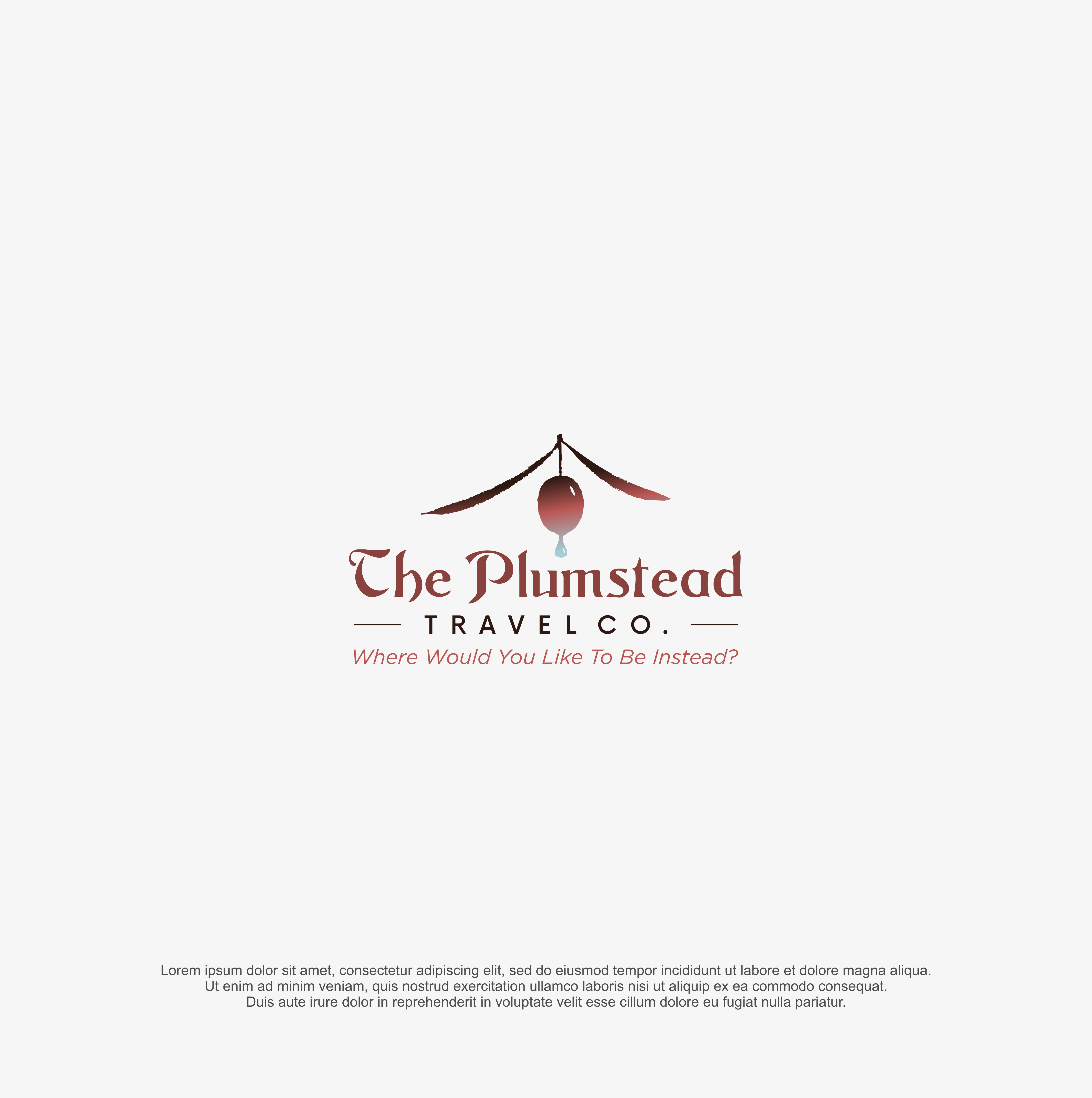 Logo-Design von R!CKY für The Plumstead Travel Co | Design #28422034