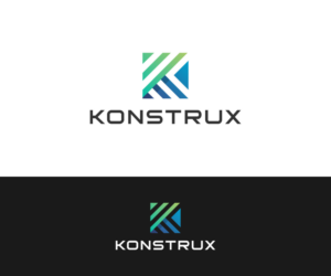 The company name "Konstrux" and/or the letter "K".   | Logo Design by rdlsantos