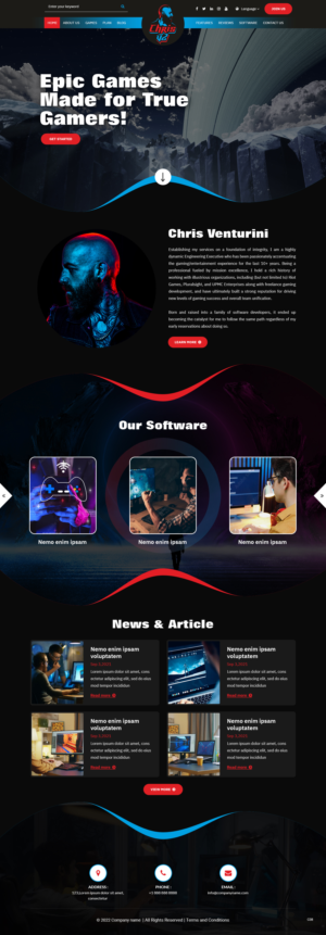 Web Design by pb for this project | Design: #28401095