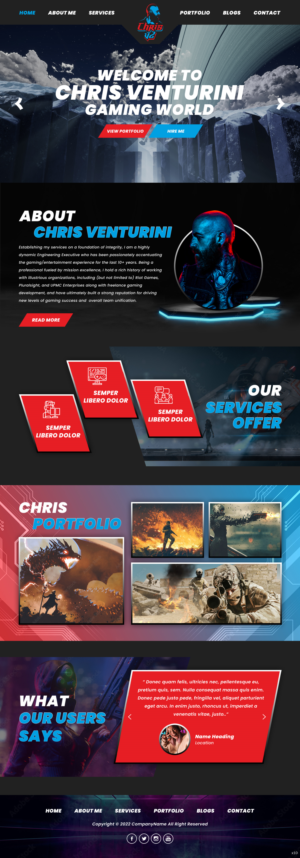 Web Design by pb for this project | Design: #28401101