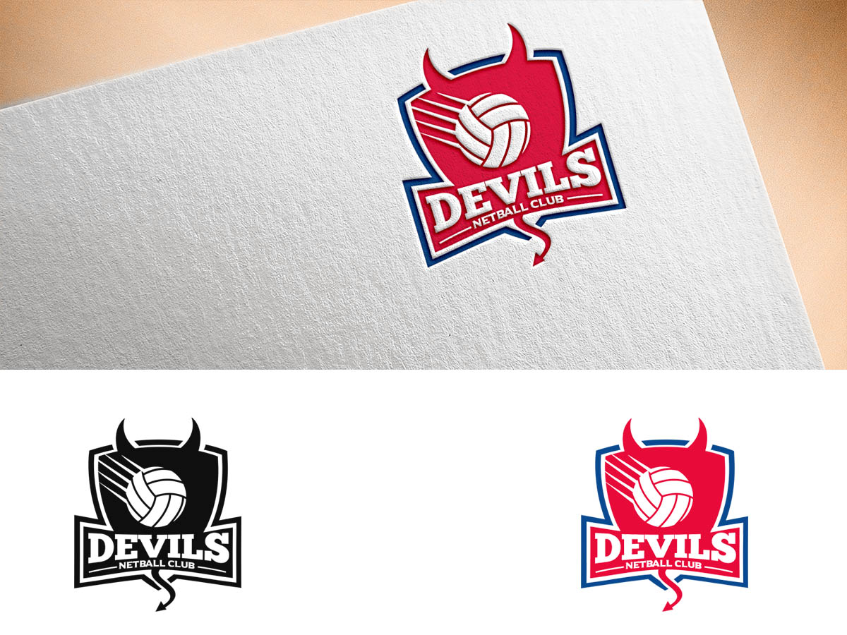 Diseño de Logo por Vishak vasu para Devils Netball Club | Diseño #28399756