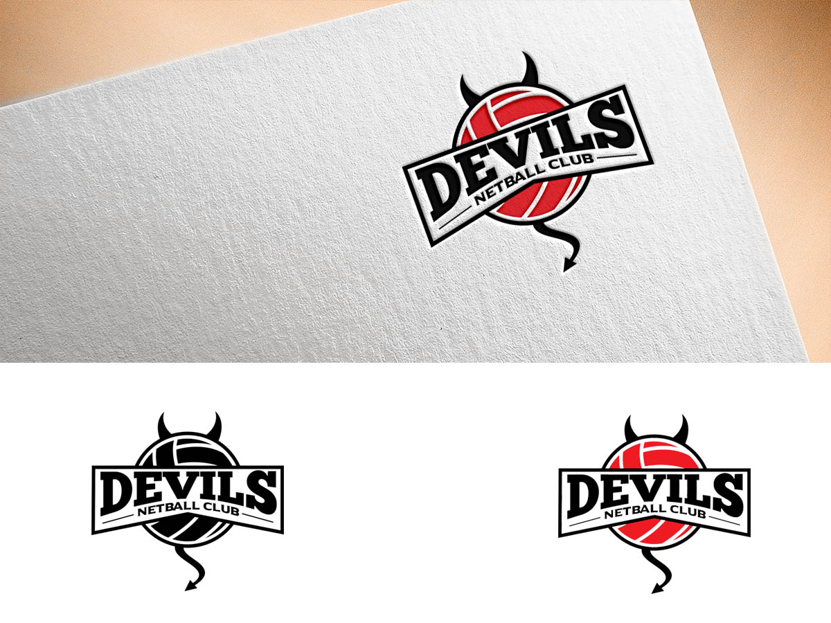 Diseño de Logo por Vishak vasu para Devils Netball Club | Diseño #28399864