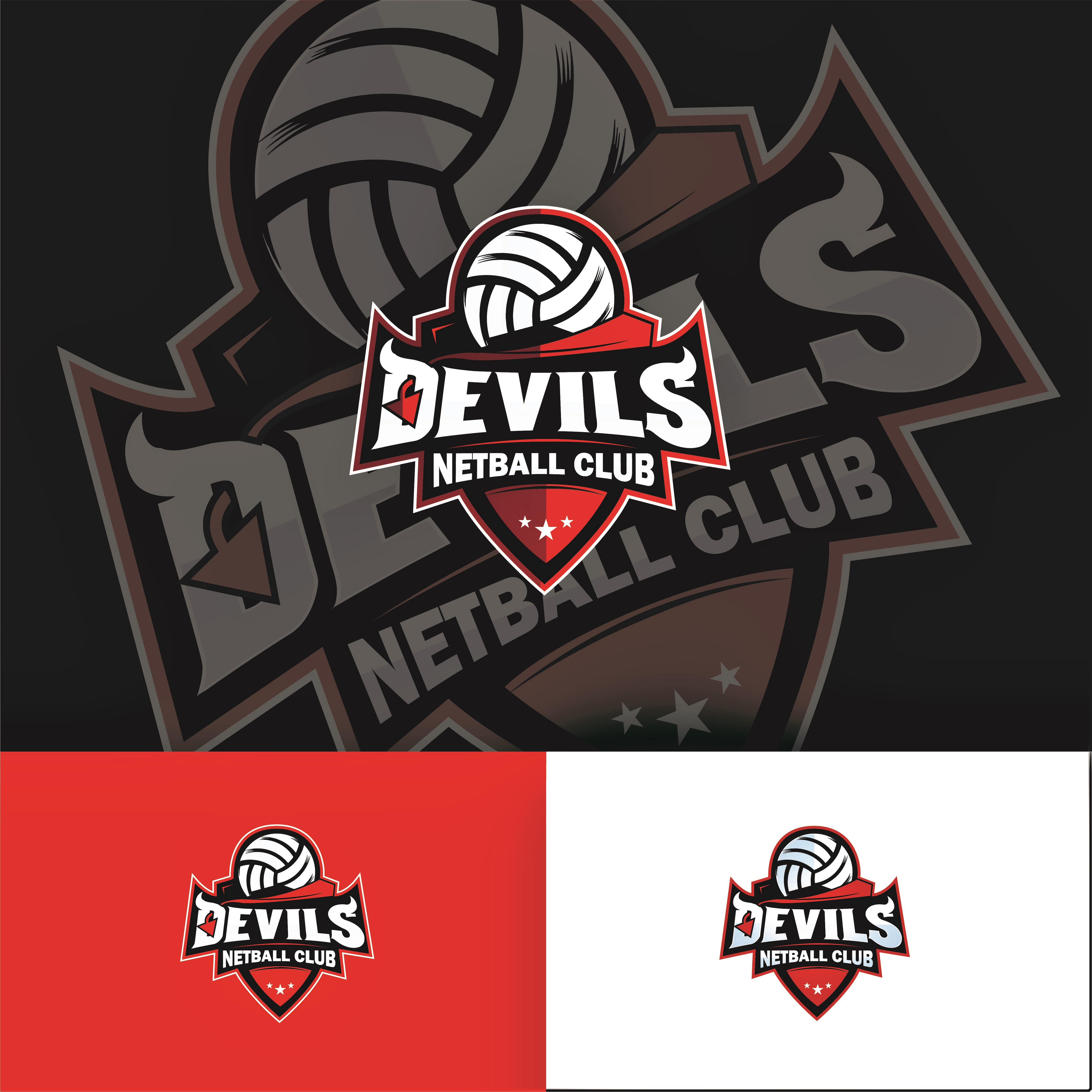 Logo Design by Arctic Designs for Devils Netball Club | Design #28399142