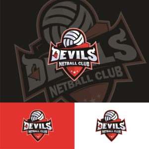 Diseño de Logo por Arctic Designs para Devils Netball Club | Diseño #28399169