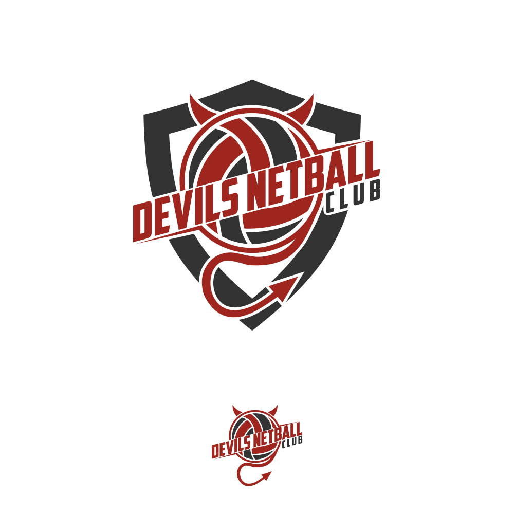Logo Design by Gerald Design 3 for Devils Netball Club | Design #28394594