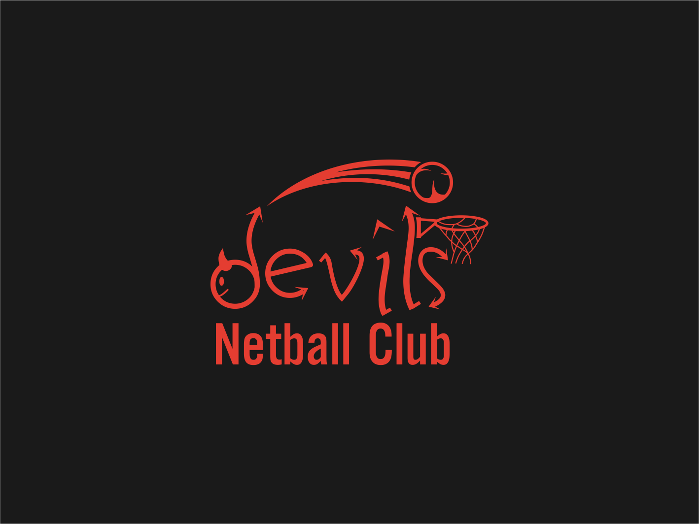 Diseño de Logo por BNdesigner para Devils Netball Club | Diseño #28397071