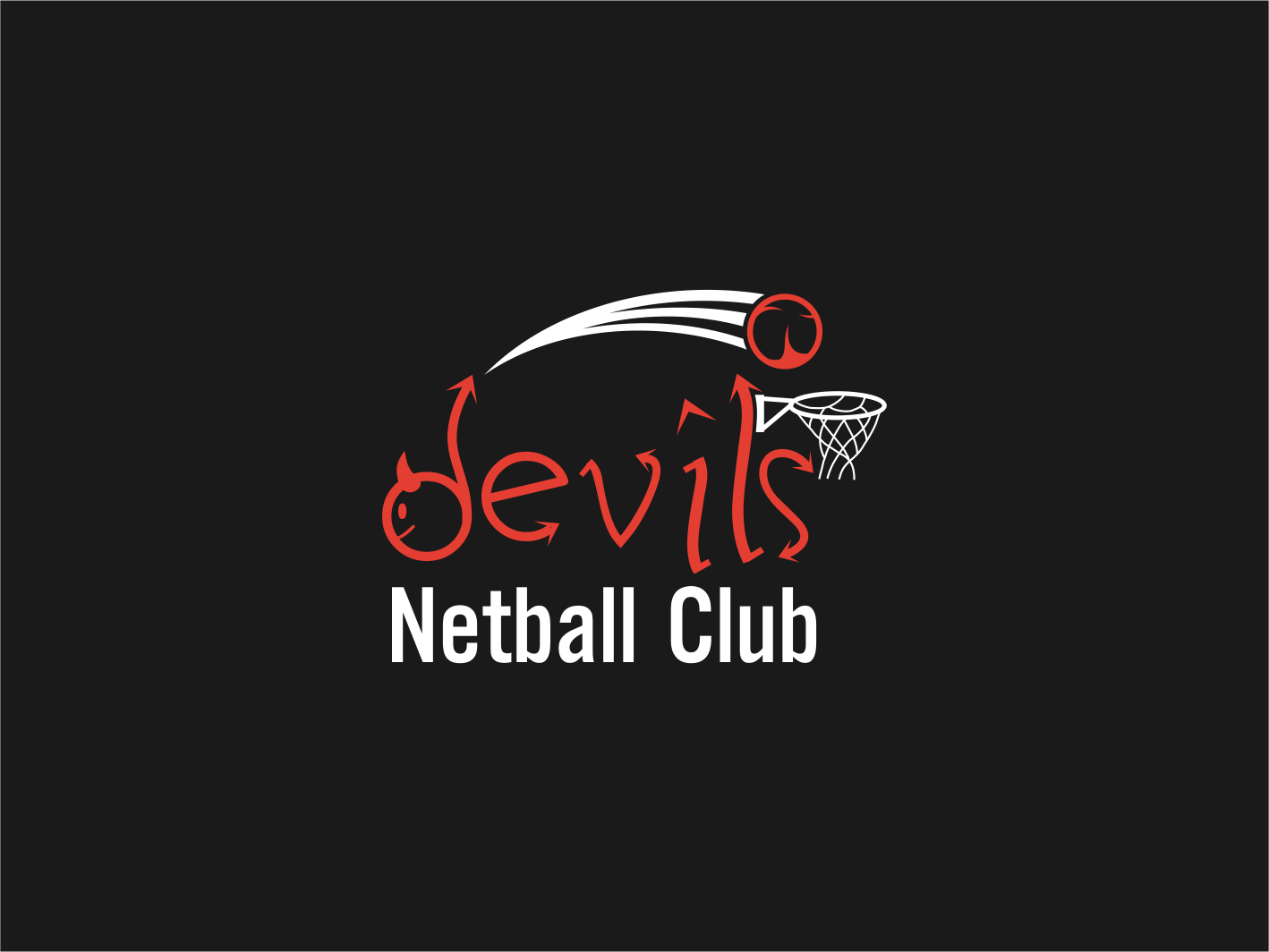 Diseño de Logo por BNdesigner para Devils Netball Club | Diseño #28397072