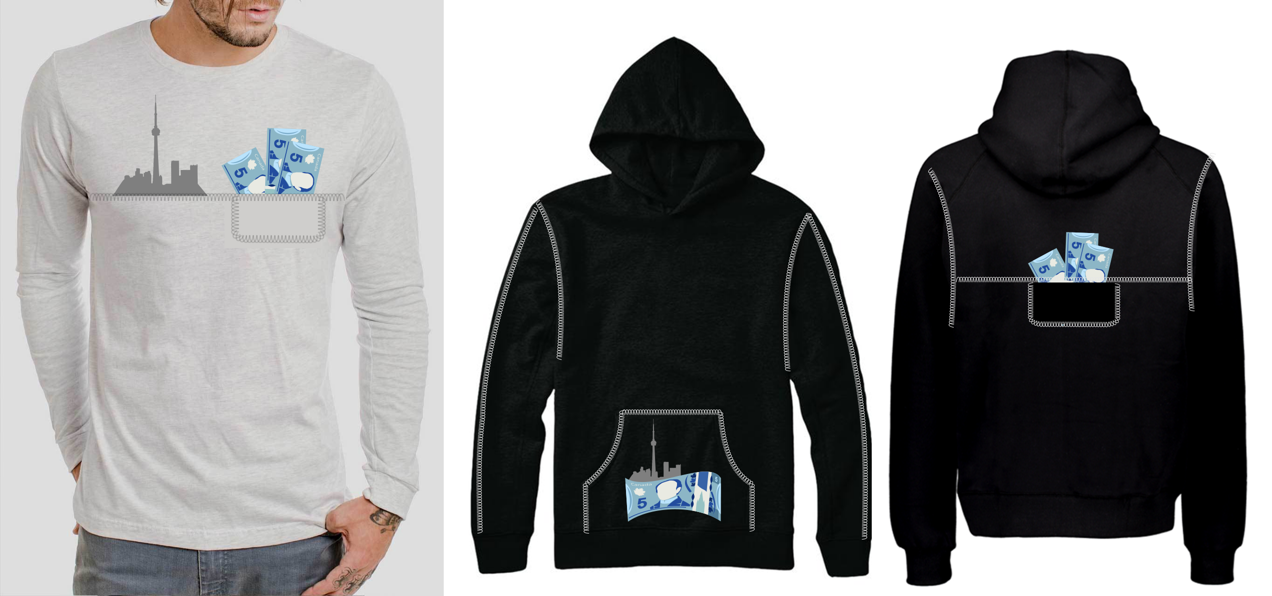 T-shirt Design by elveneclipse for Canadian Apparel Designs | Design #28398694