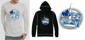 T-shirt Design by elveneclipse for Canadian Apparel Designs | Design: #28398695