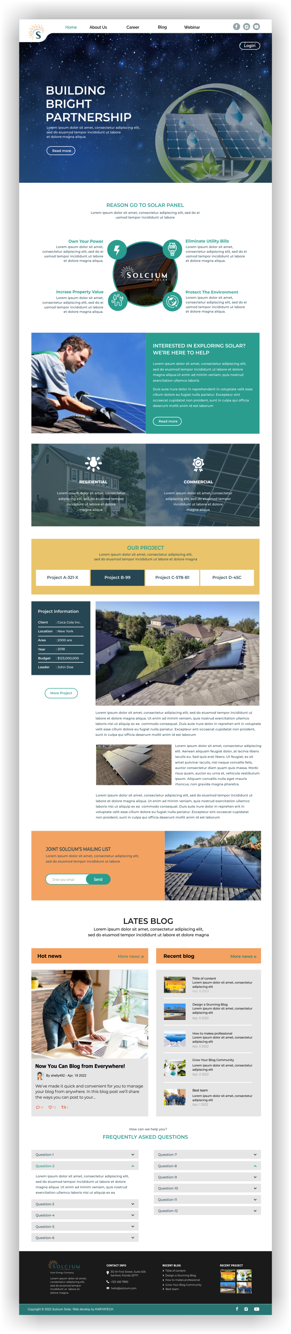 Web Design by Samodra for this project | Design #28419419