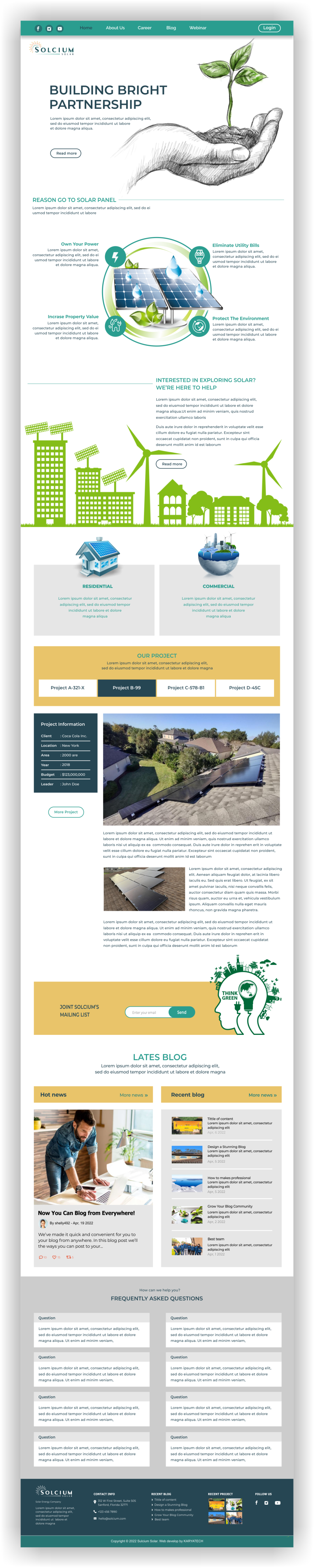 Web Design by Samodra for this project | Design #28419425