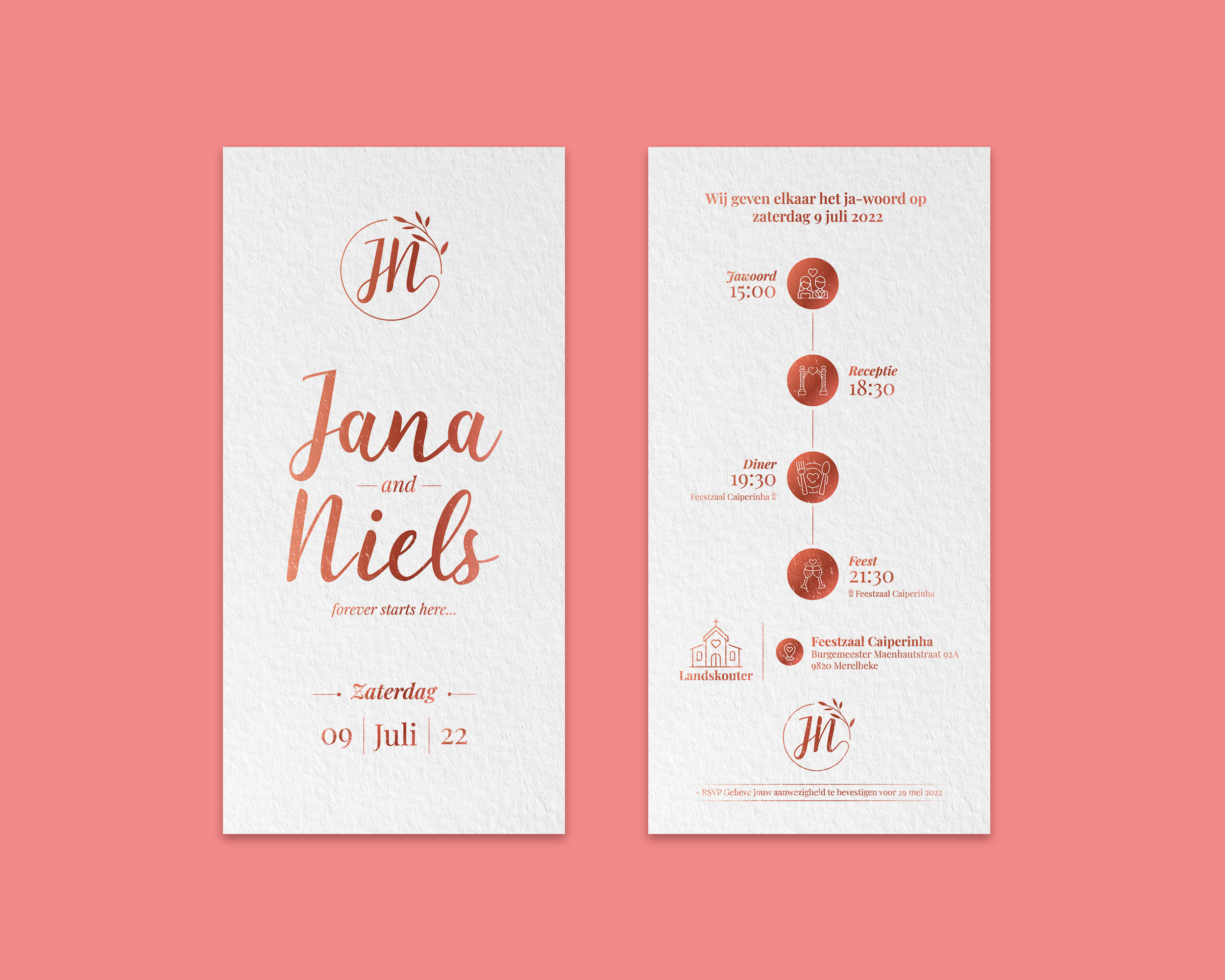 Diseño de Invitación por Sana Creativos para Studio De Roo - BE 0761.388.830 | Diseño: #28416306