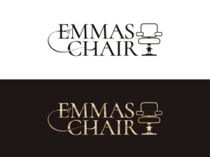 Emmas Chair Or EC Independent hairstylist social media logo | Diseño Gráfico por Fajr.