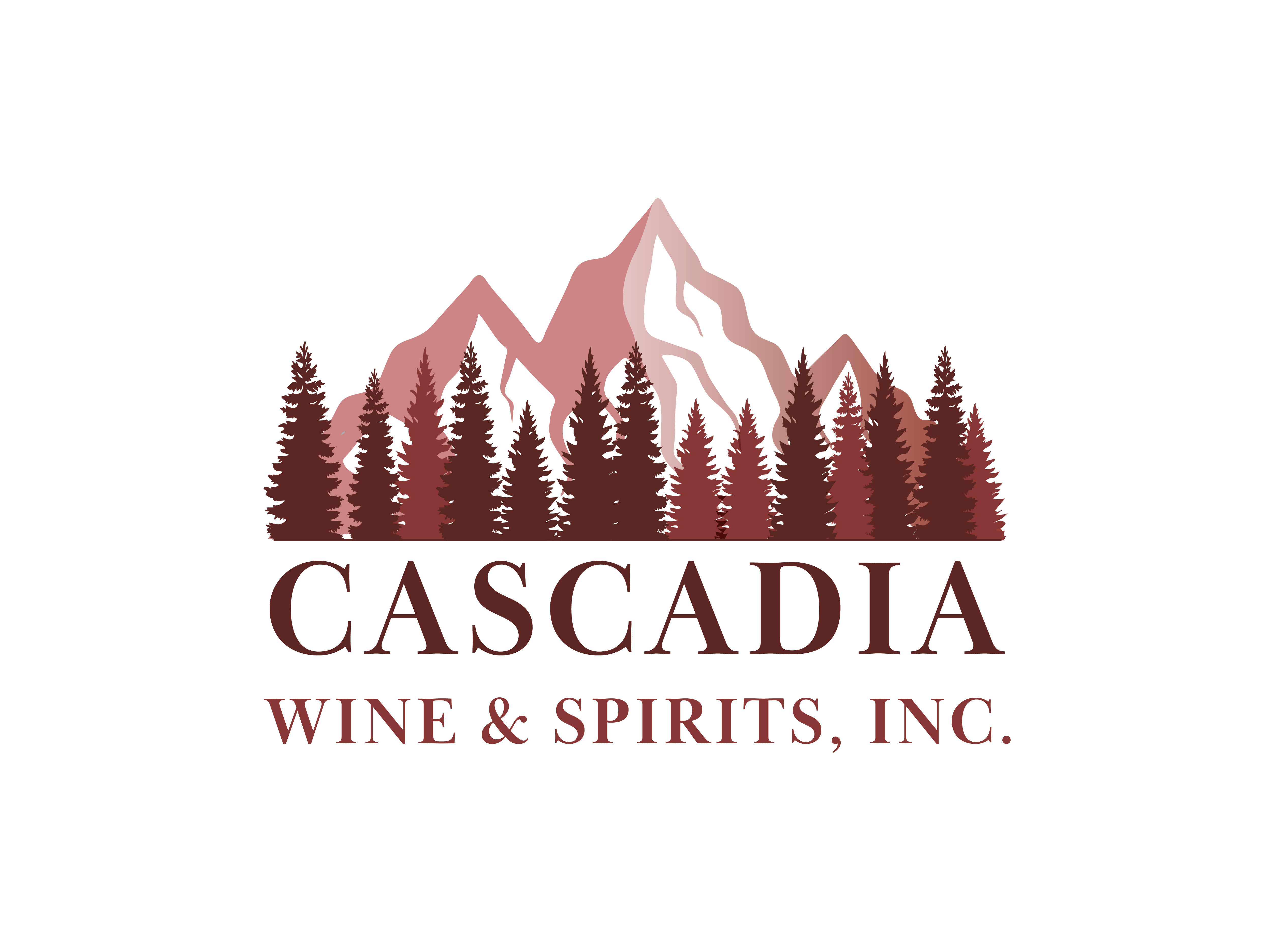 Professional, Upmarket, Alcoholic Beverage Industry Logo Design for Cascadia Wine & Spirits by
