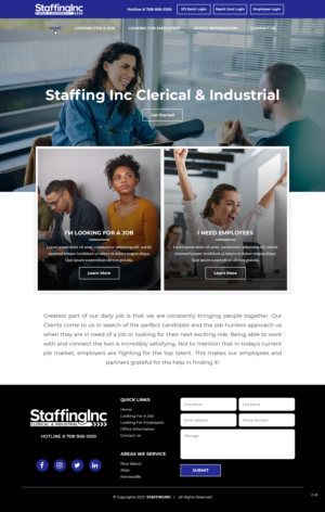 Web Design by pb for this project | Design: #28405592