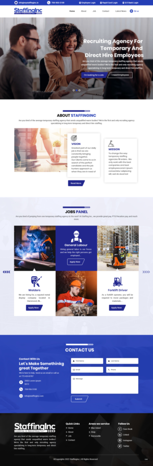Web Design by pb for this project | Design: #28405600