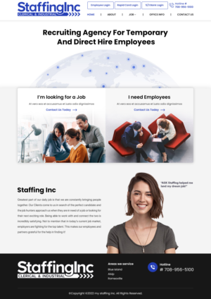 Web Design by Titan Eagle for this project | Design: #28407074