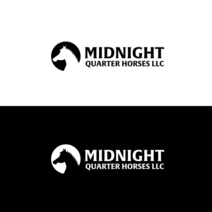 Logo Design by ILLUSTRATOR PRO for Midnight QuarterHorses LLC | Design: #28454134