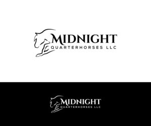 Logo Design by Kavth for Midnight QuarterHorses LLC | Design: #28451748