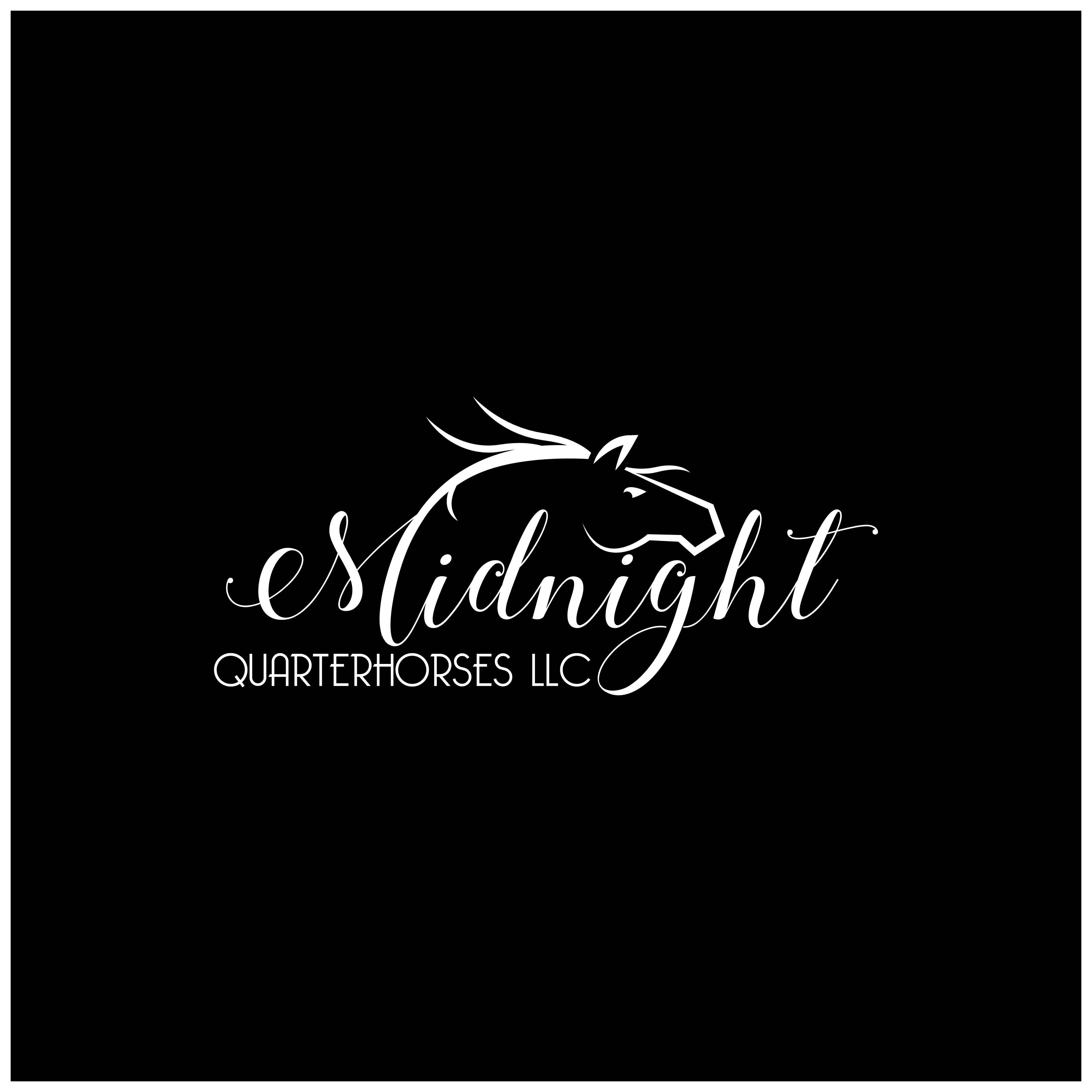 Logo Design by we with for Midnight QuarterHorses LLC | Design #28443073