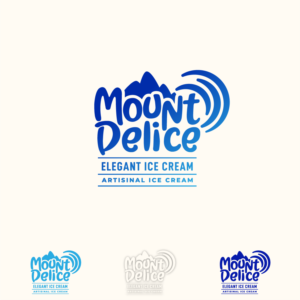 Mount Delice Artisanal ice-cream  | Logo-Design von Fanol Ademi
