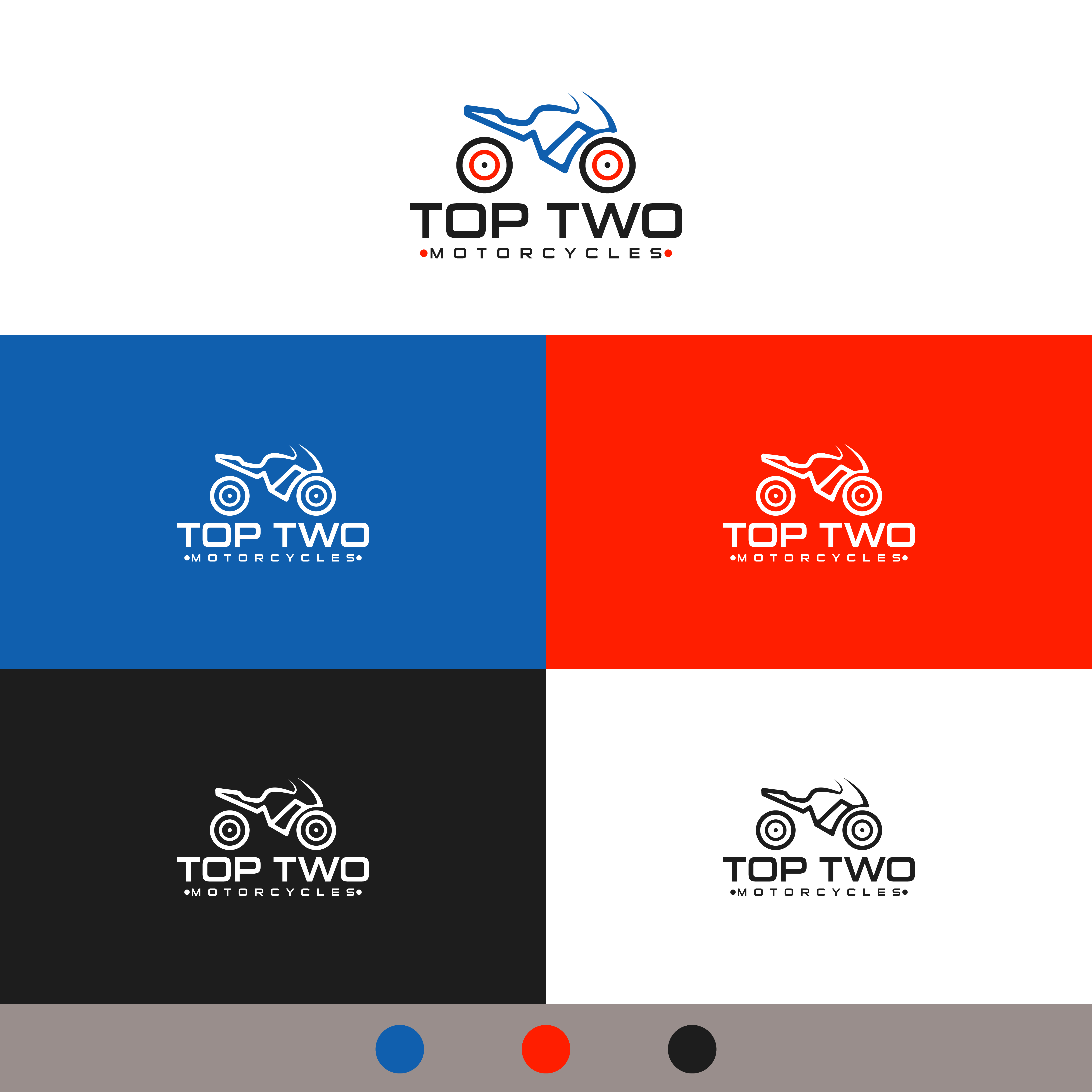 Logo Design by aalalaydesigner for Top Two Motorcycles | Design #28406015