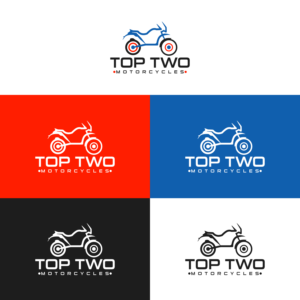 Logo Design by aalalaydesigner for Top Two Motorcycles | Design: #28416157