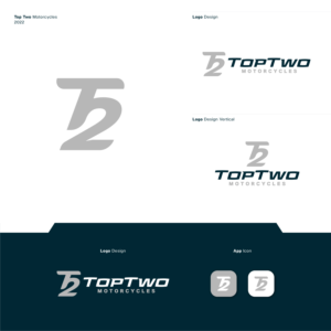 Logo Design by JBalloon Design for Top Two Motorcycles | Design: #28415271