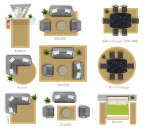 Design visuel pour choix Tailles et forme de tapis | Grafik-Design von Navisol Creatives