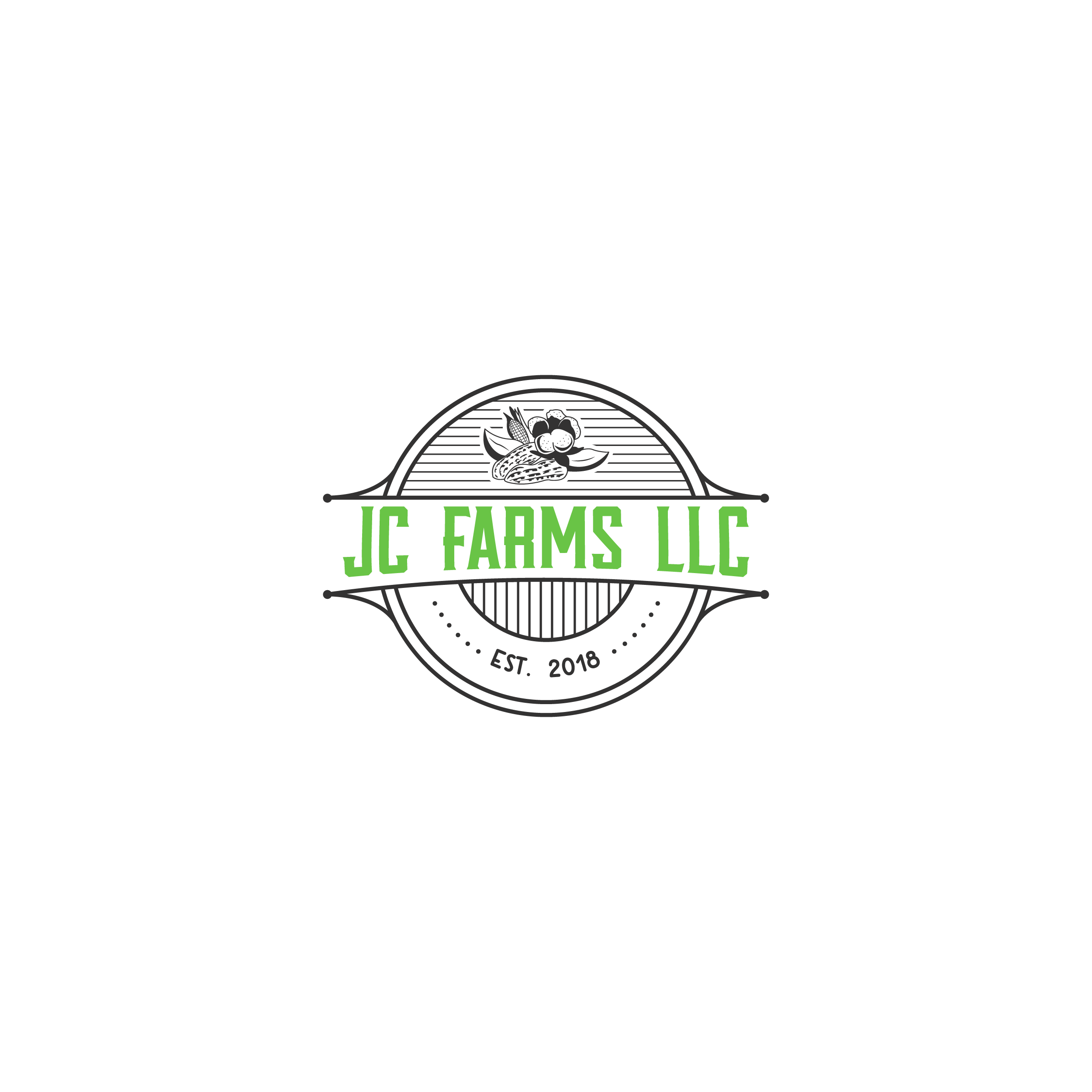 Logo Design by Rusty Circle for JC Farms LLC | Design #28408578