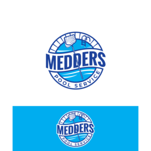 Medders Pool Service | Logo Design by logoford