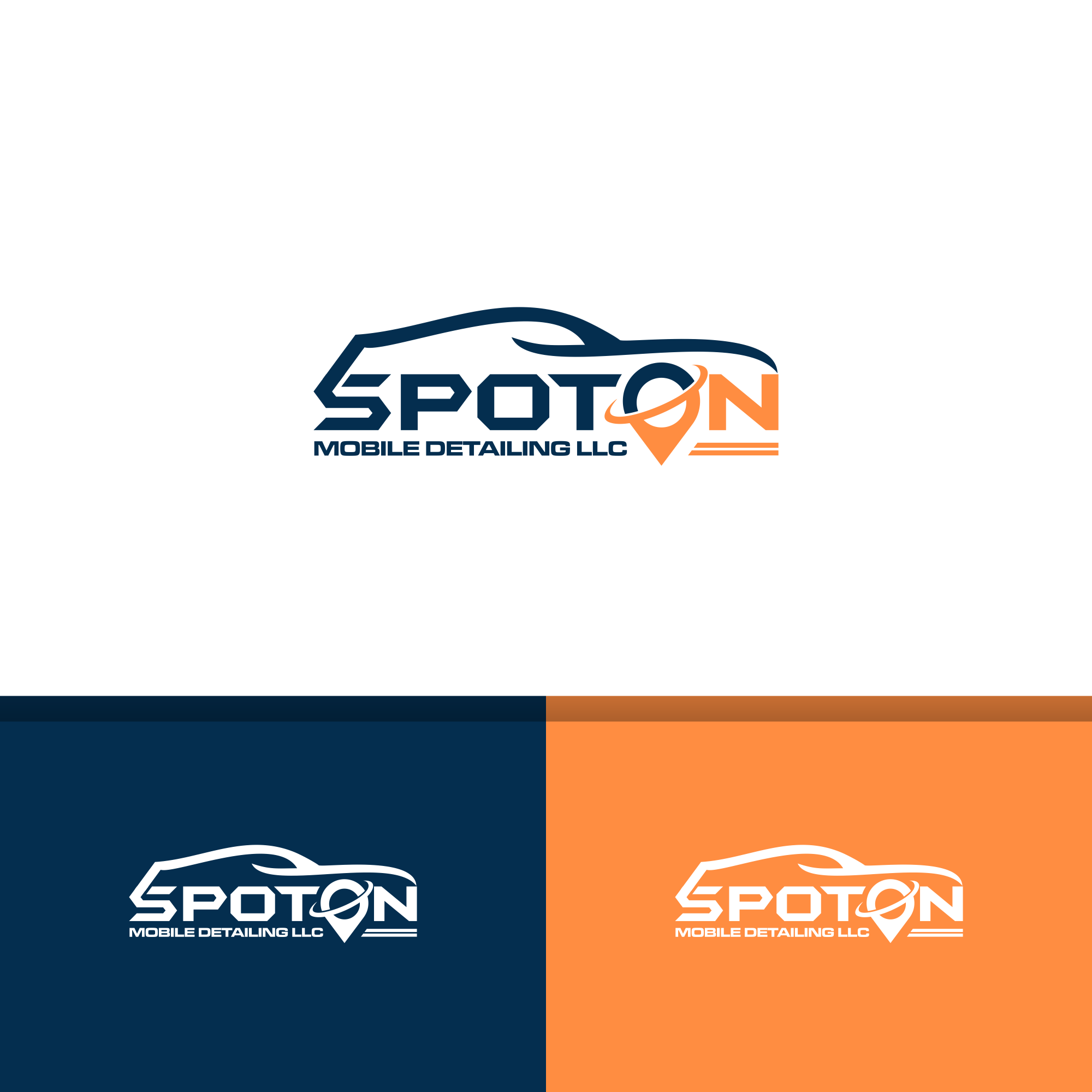 Logo Design by emaviolar7 for Spot On Mobile Detailing LLC | Design #28408990