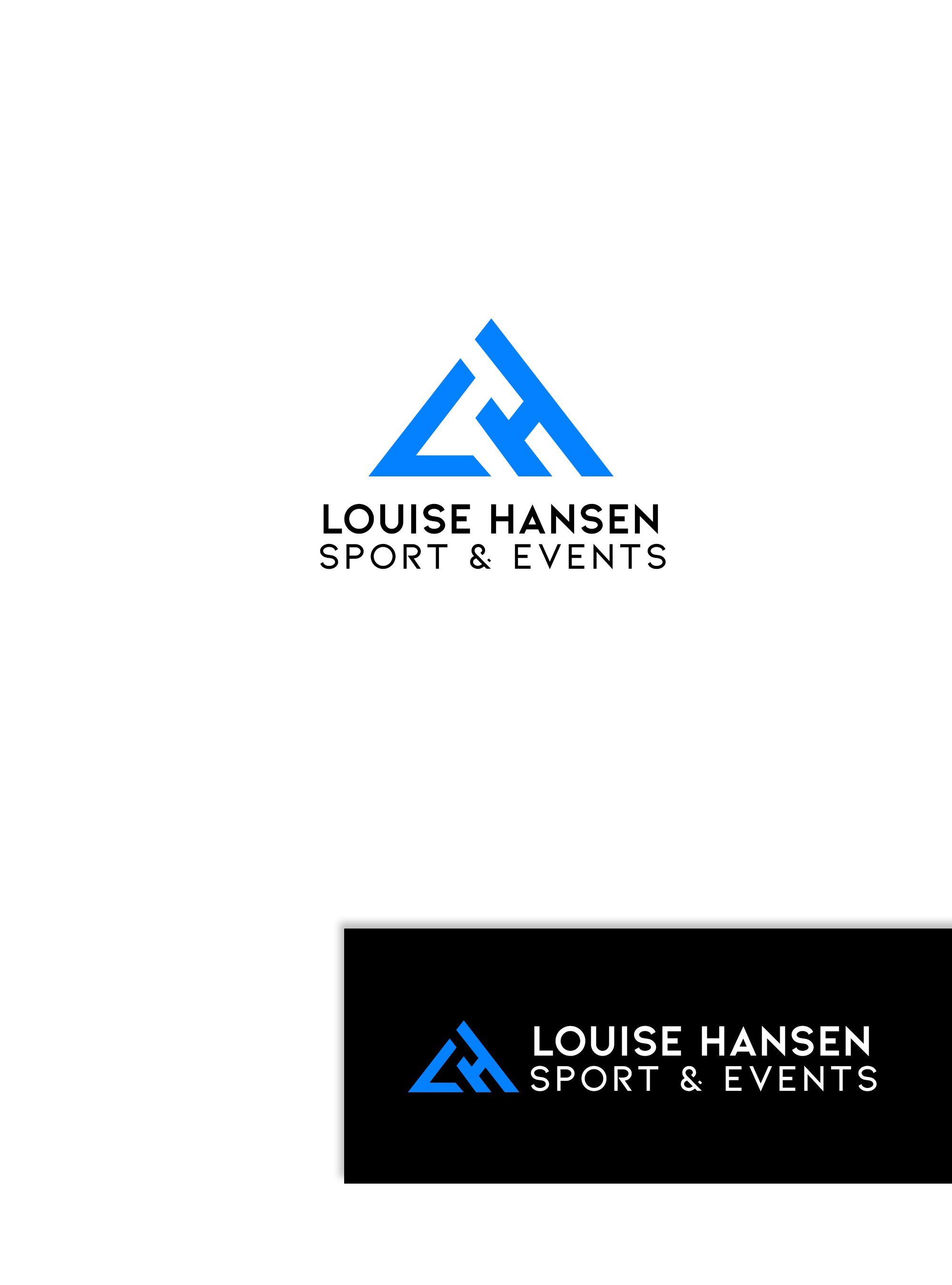 Logo Design by Ana Gocheva for Louise Hansen Sport & Events | Design #28409249
