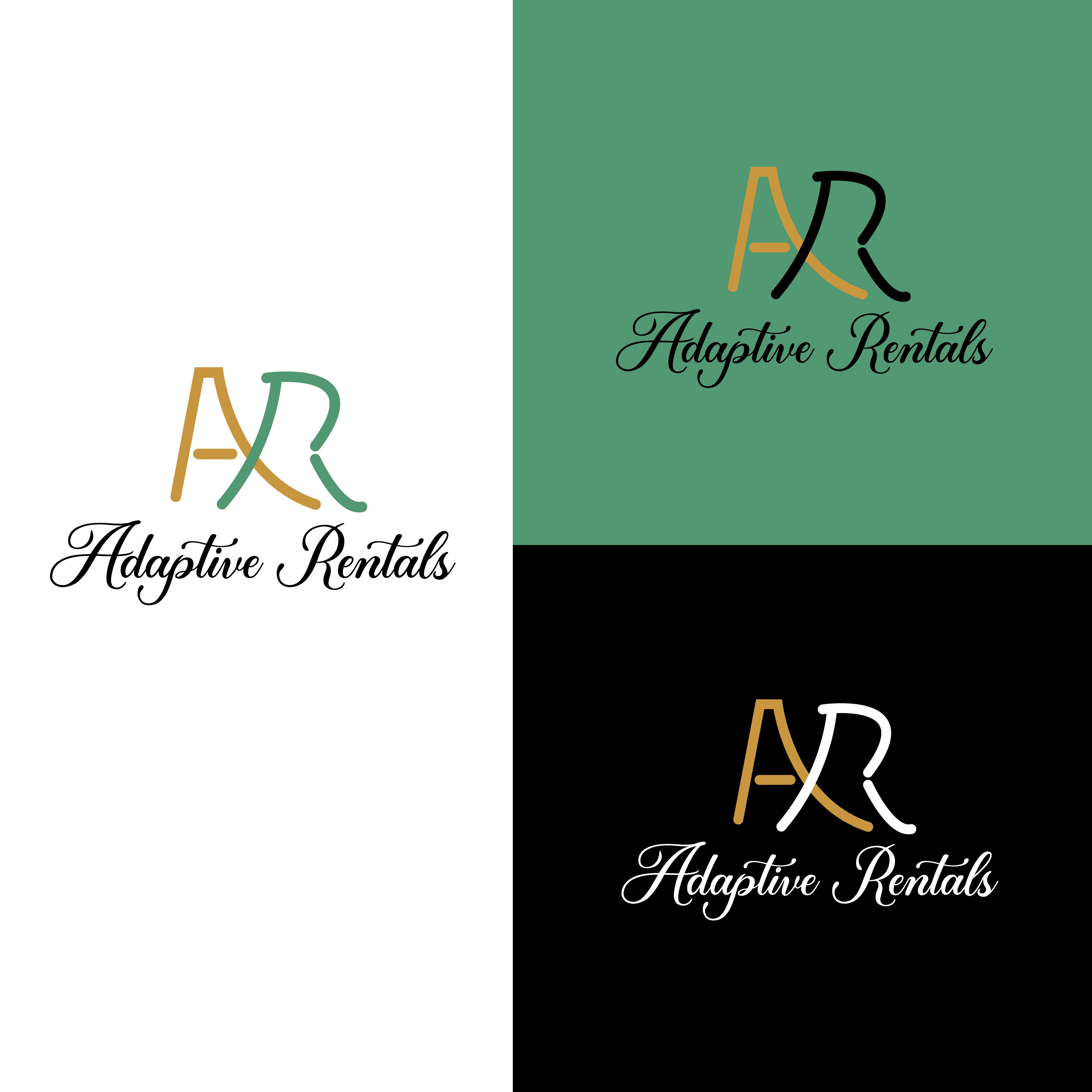 Elegant, Playful Logo Design for Adaptive Rentals by Masfuk Design