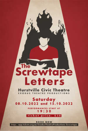 The Screwtape Letters Theatre Production Poster | Diseño de Póster por TALIA