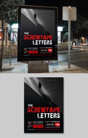 The Screwtape Letters Theatre Production Poster | Design de Poster par ZeneFashions
