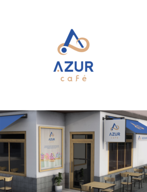 Azur Cafe | Diseño de Logo por louthfi.id