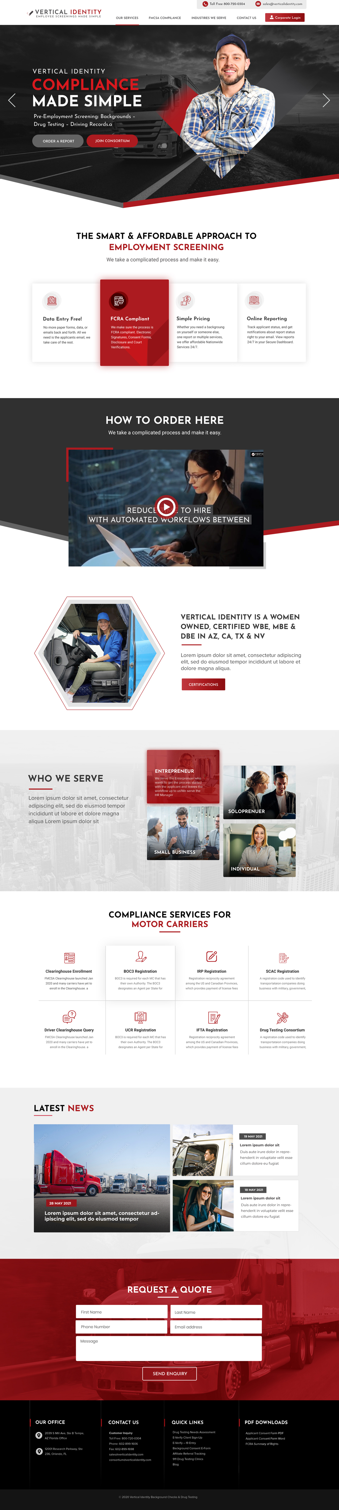 Diseño Web por Blue Sparrow para este proyecto | Diseño #28428392