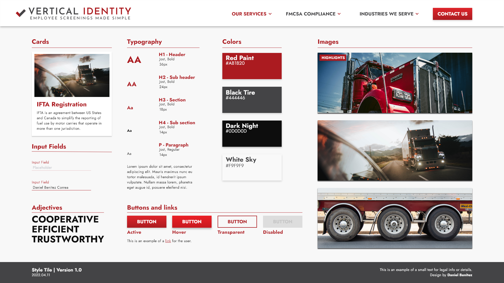 Web-Design von Daniel Benitez für dieses Projekt | Design #28414267