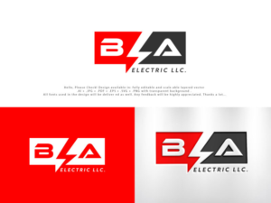 Logo Design by Cliping_path for BA Electric, LLC  | Design: #28417528