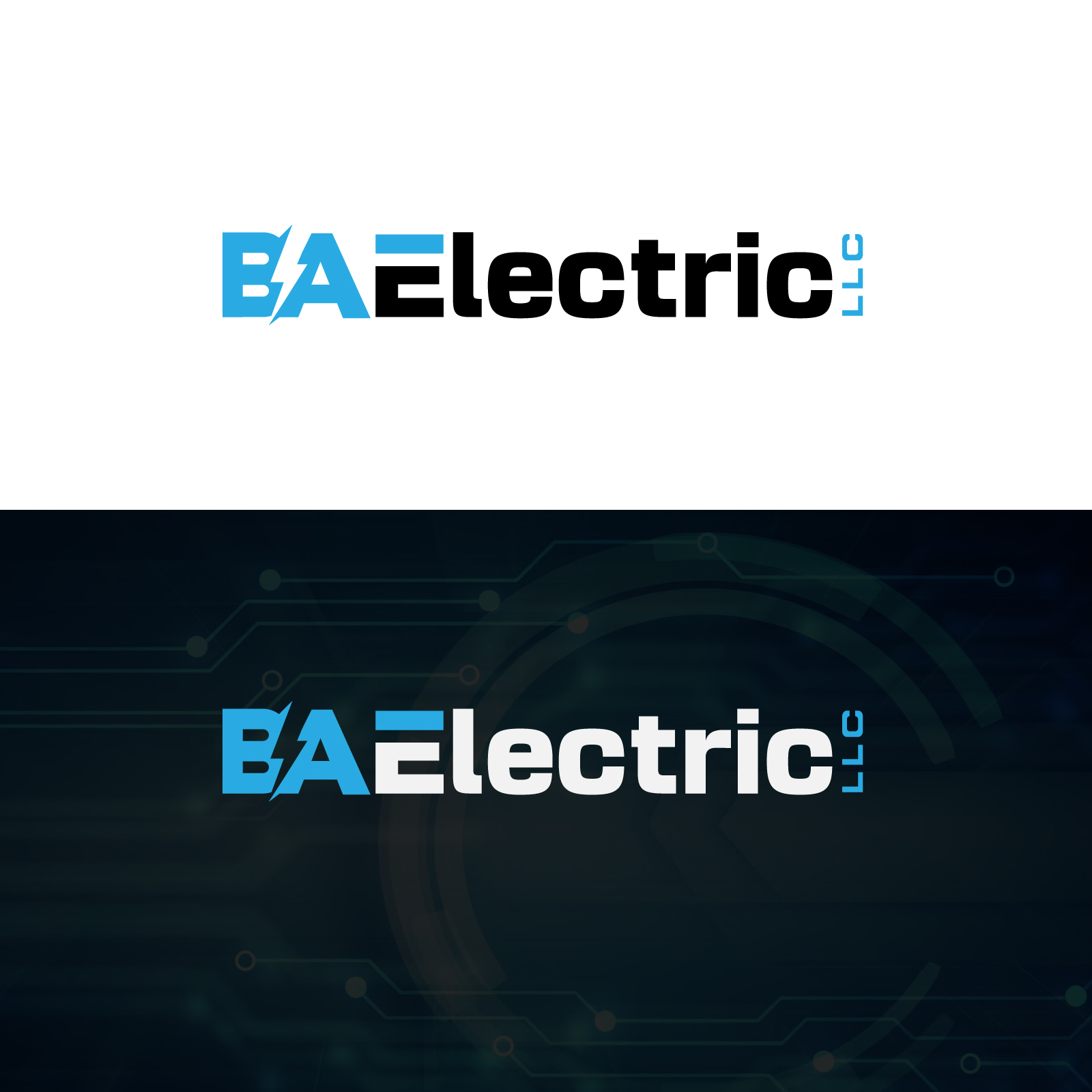Logo Design by Farhad Kreative for BA Electric, LLC  | Design #28416428