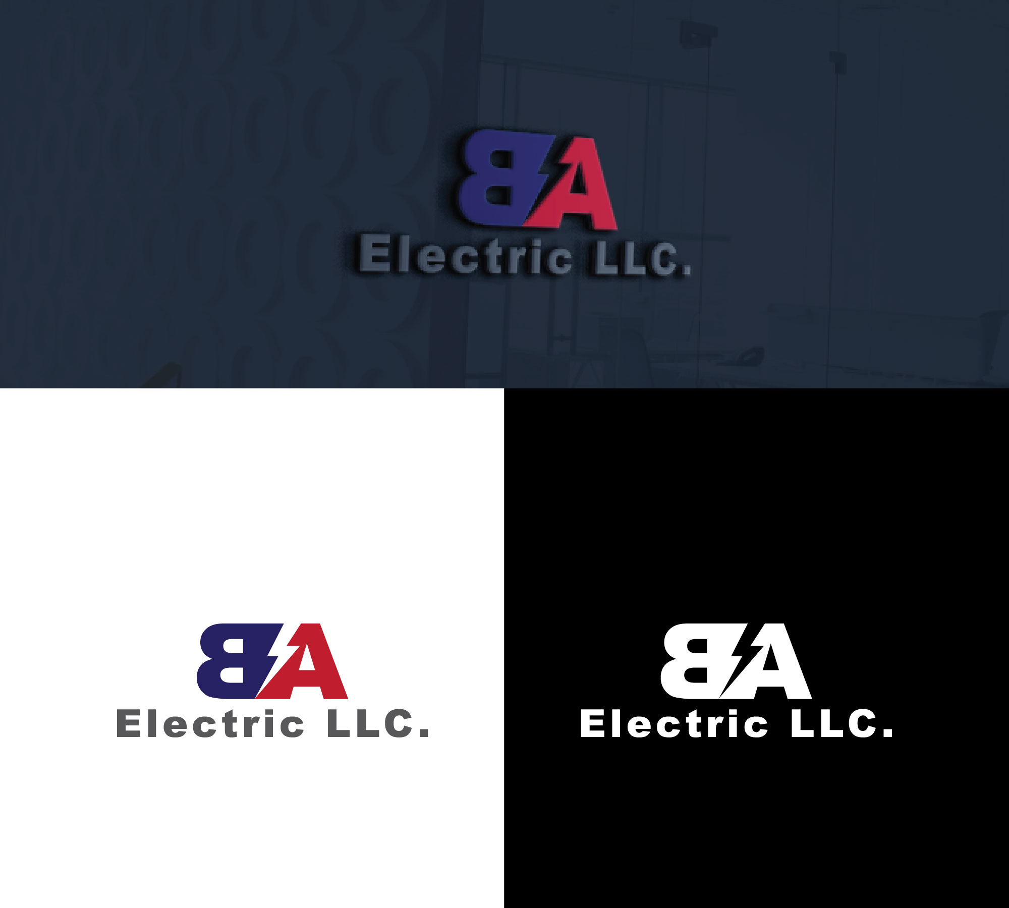 Logo Design by hjyoo for BA Electric, LLC  | Design #28416088